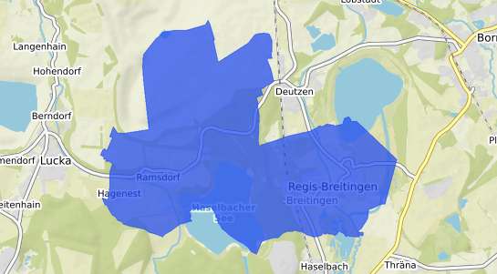 Bodenrichtwertkarte Regis Breitingen